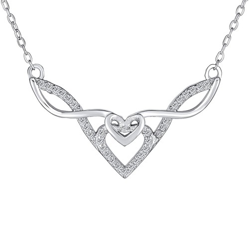 Collana Choker Solida Argento &ndash; 42cm, Con Pendant Bronzo &ndash; Sexy Jewels