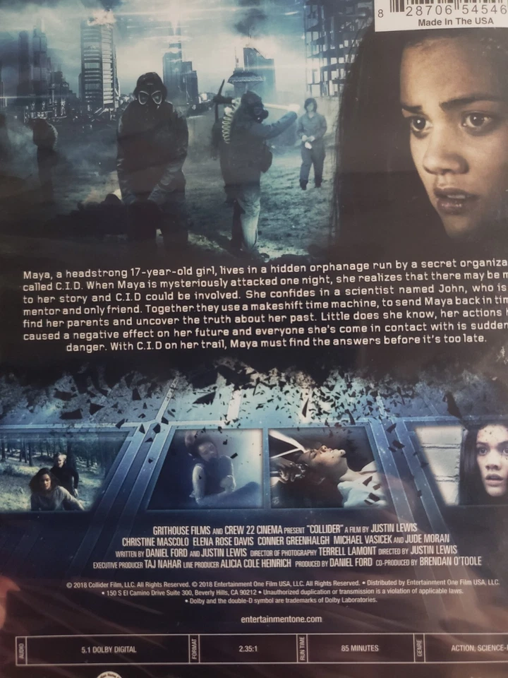 Collider (DVD, 2018)  Christine Mascolo, Jude Moran  NEW - Image 2 of 2