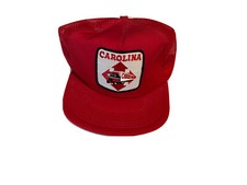 Carolina Freight Embroidered Patch Red Snapback Hat Cap Made in USA