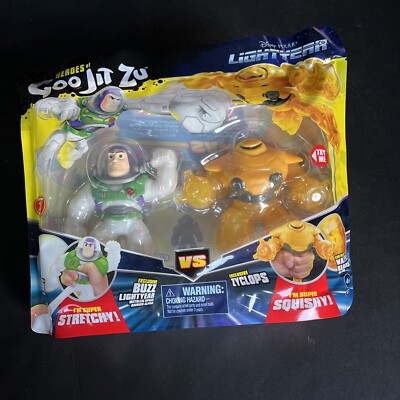 Heroes of Goo Jit Zu x DISNEY PIXAR 2022 Buzz Lightyear & Yellow Zyclops - NEW 