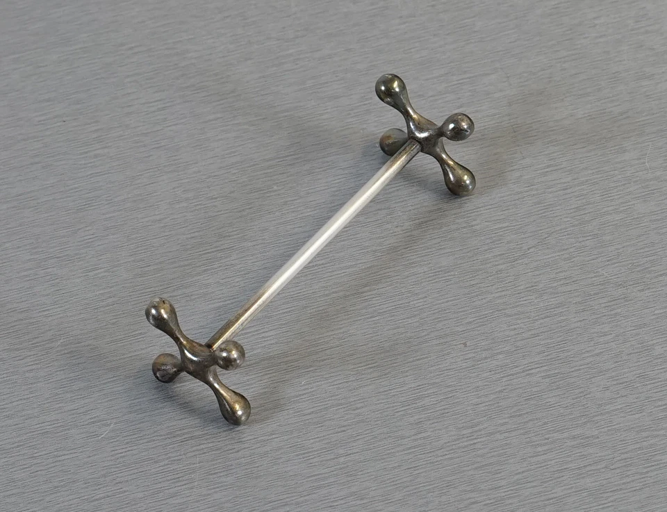 4 eleganti panca portacoltelli WMF osso argentato marchio di struzzo Art Nouv... - Immagine 4 di 4