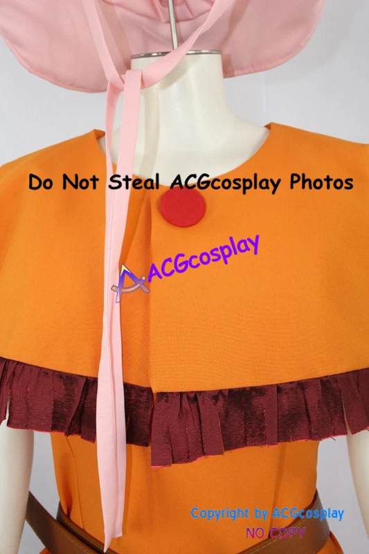 Digimon Adventure Mimi Tachikawa Cosplay Costume acgcosplay dress include hat - Imagem 2 de 4