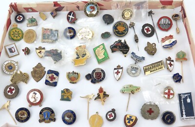 Excellent Job Lot Pins, Badges. Good Resale Potential !!