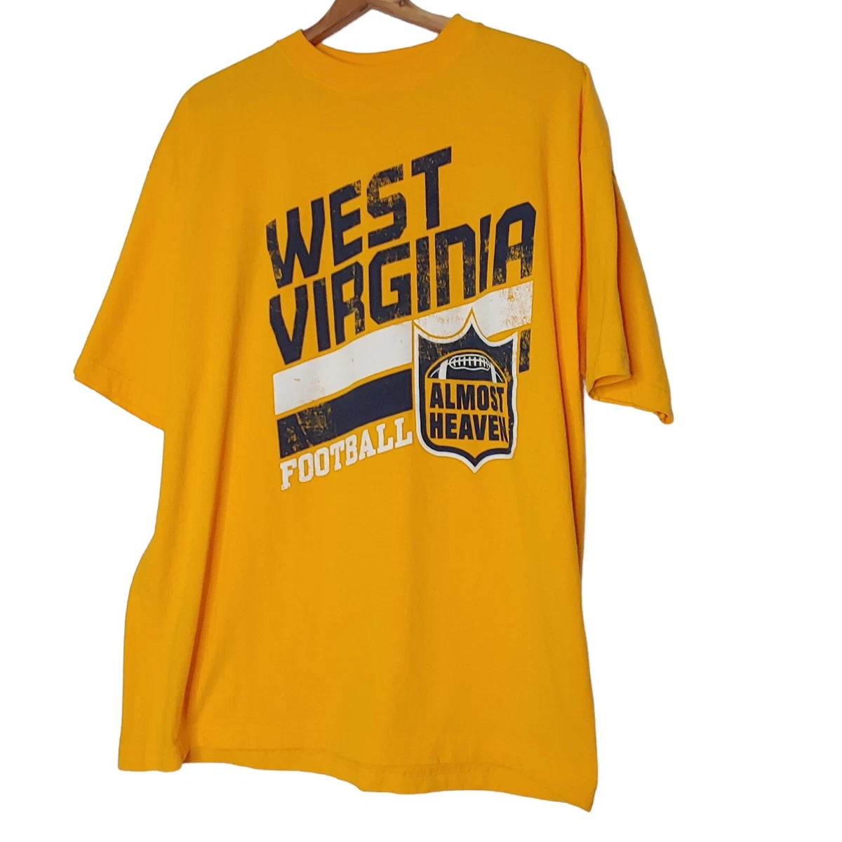 gold wvu shirt