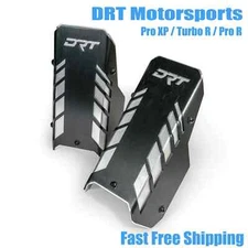 DRT Motorsports Aluminum Rear Shock Guards Polaris Pro XP XP4 Turbo R 4 Pro R