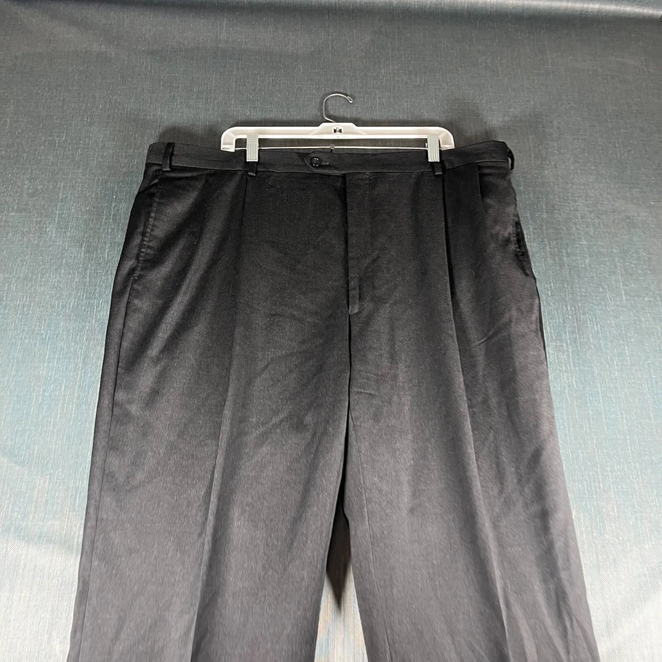 Jos. A. Bank Men 2 Piece Suit Set 48 Black 100% Wool Single Breasted Notch Lapel - Image 2 of 4