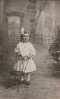 RPPC portrait of a young girl Real Photo Postcard — photo 1