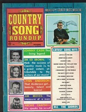 Country Song Roundup September 1968 Johnny Cash Jim Reeves Archie Campbell