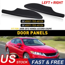Pair For 2008-2012 Honda Accord Coupe Left+Right Side Door Armrest Panel 2PCS