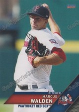 2017 Pawtucket Red Sox Marcus Walden RC Rookie Boston