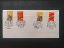 ENVELOPPE PREMIER JOUR TIMBRE EUROPA 1972 N° 1714/1715 OBL PARIS