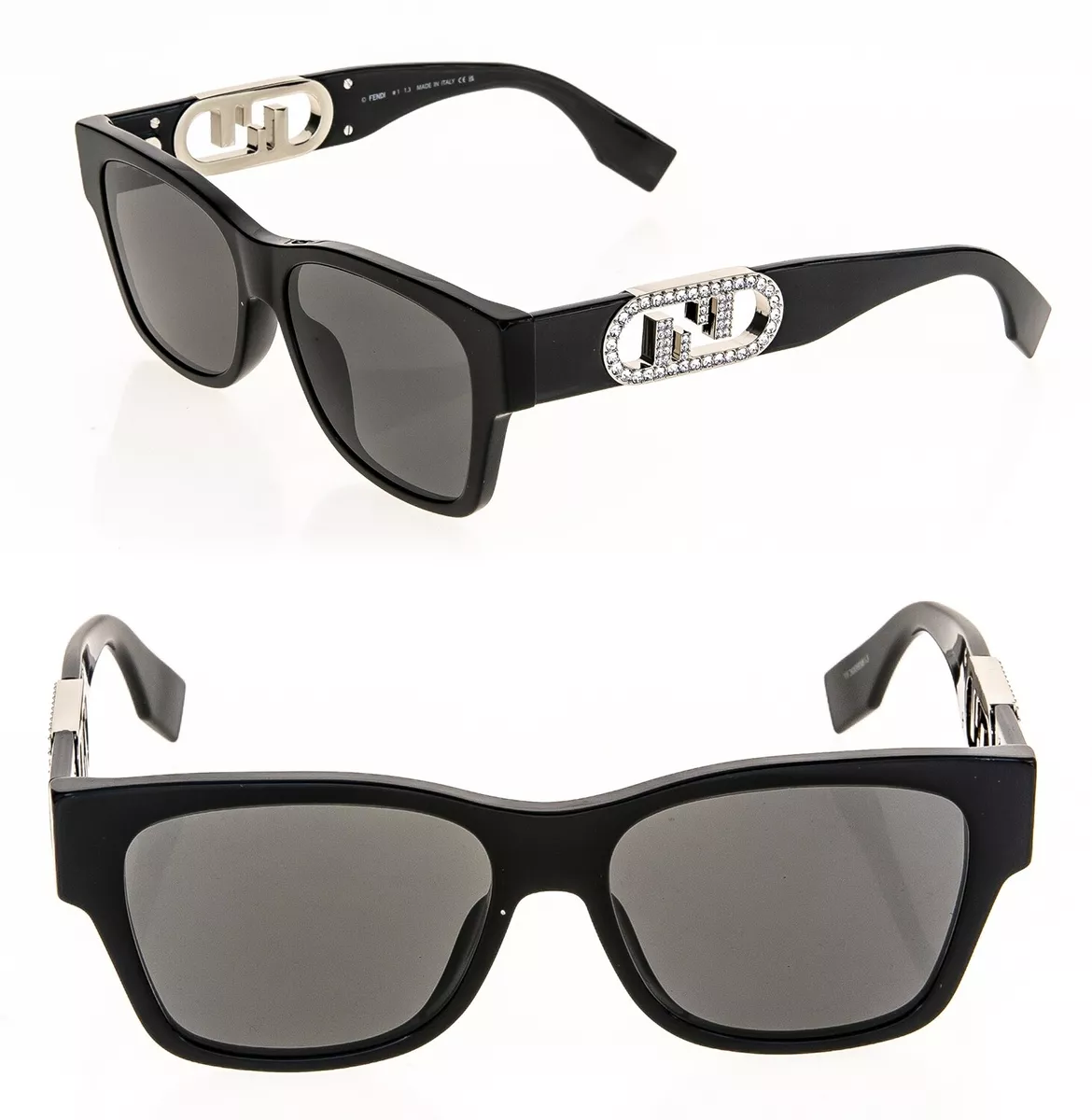 Fendi O'Lock Flat-Top Sunglasses