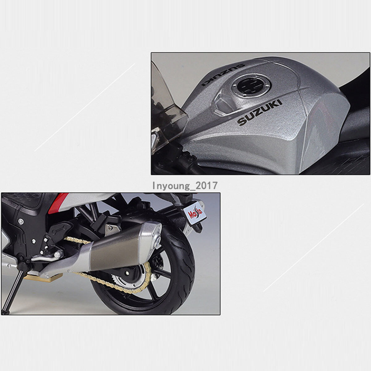 1/12 2022 Suzuki Hayabusa Motorcycle Model Diecast Motorbike