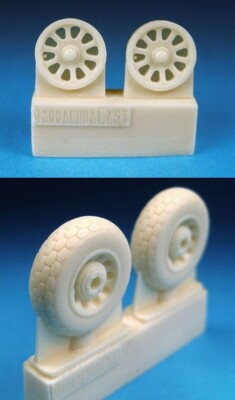 Barracuda Studios (BR-48051) 1:48 P-51 Mustang Hexagonal Tread Wheels