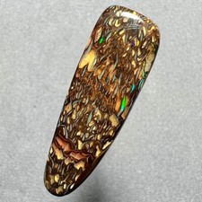 Flecks of Color  37ct Natural Australian Solid Koroit Boulder Opal  See Video