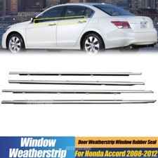 4x moldura de correa exterior para ventana para Honda Accord 2008-2012 cromo