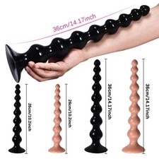 Super Long Dildo-Male-Prostate-Massager-Suction-Cup-Anal-Butt-Massage-Plug-Toy