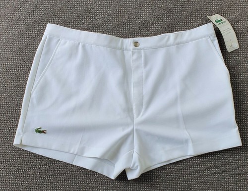 VINTAGE MENS LACOSTE TENNIS SHORTS SIZE 