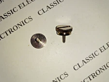 ProTrucker Chrome Metal Radio Mounting Knob Screws 3mm  Set of Two Fast Shipping