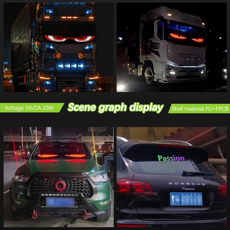 Advertising LED Signs USB 5V LED Store Sign App Control Custom Text ...