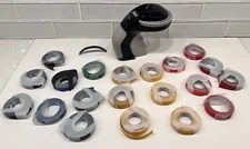 3D Embossing Label Maker with 5 Color Label Tapes 3/8" for Dymo Organizer Xpress