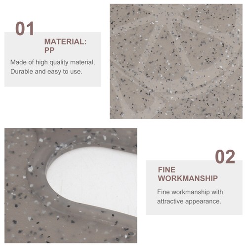 Cutting Boards Circle Rv Sink Cover Round Imitation Marble BPA-free - Picture 5 of 12