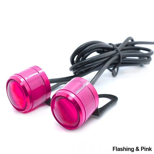 2x Motorcycle Parts Eagle Eye Flashing Signal Led Lights Accessories Universal - Picture 8 of 17
