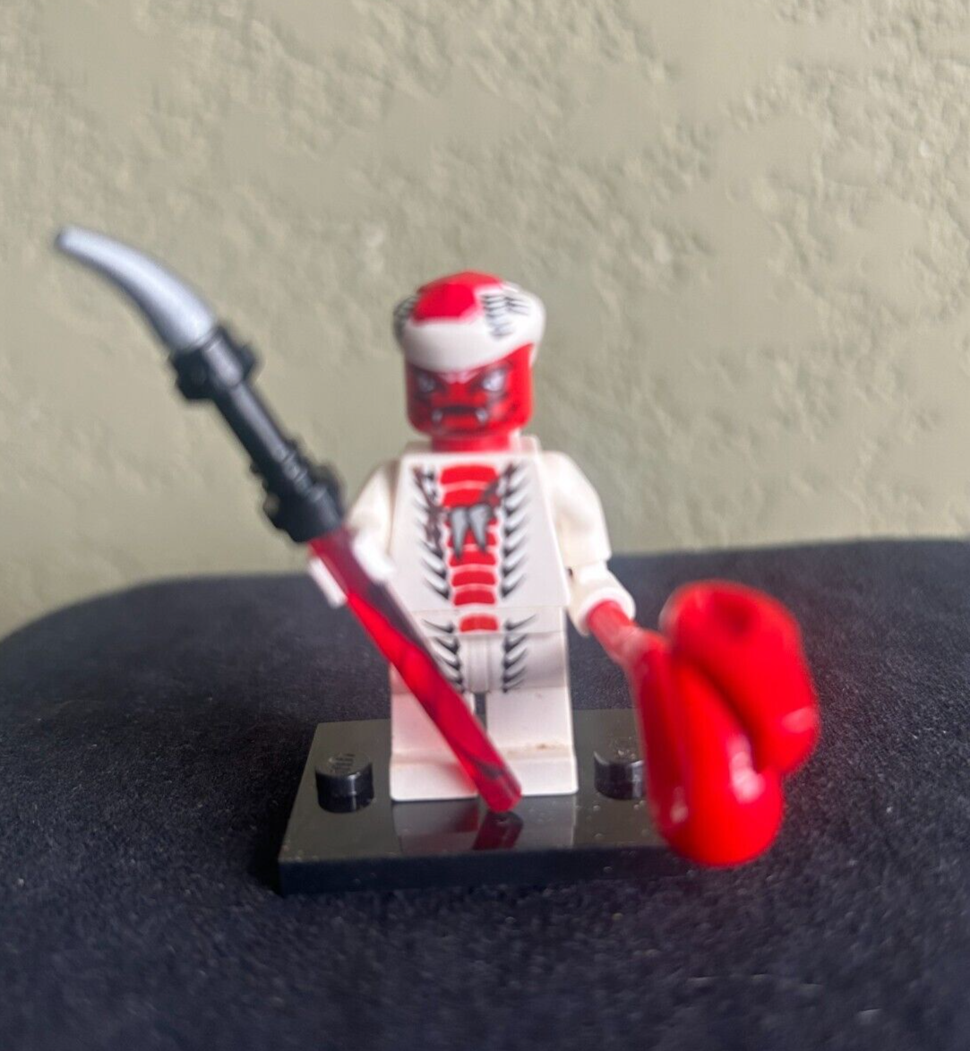 Lego Ninjago Minifigure Snappa Red Snake Ninja 9442 | eBay