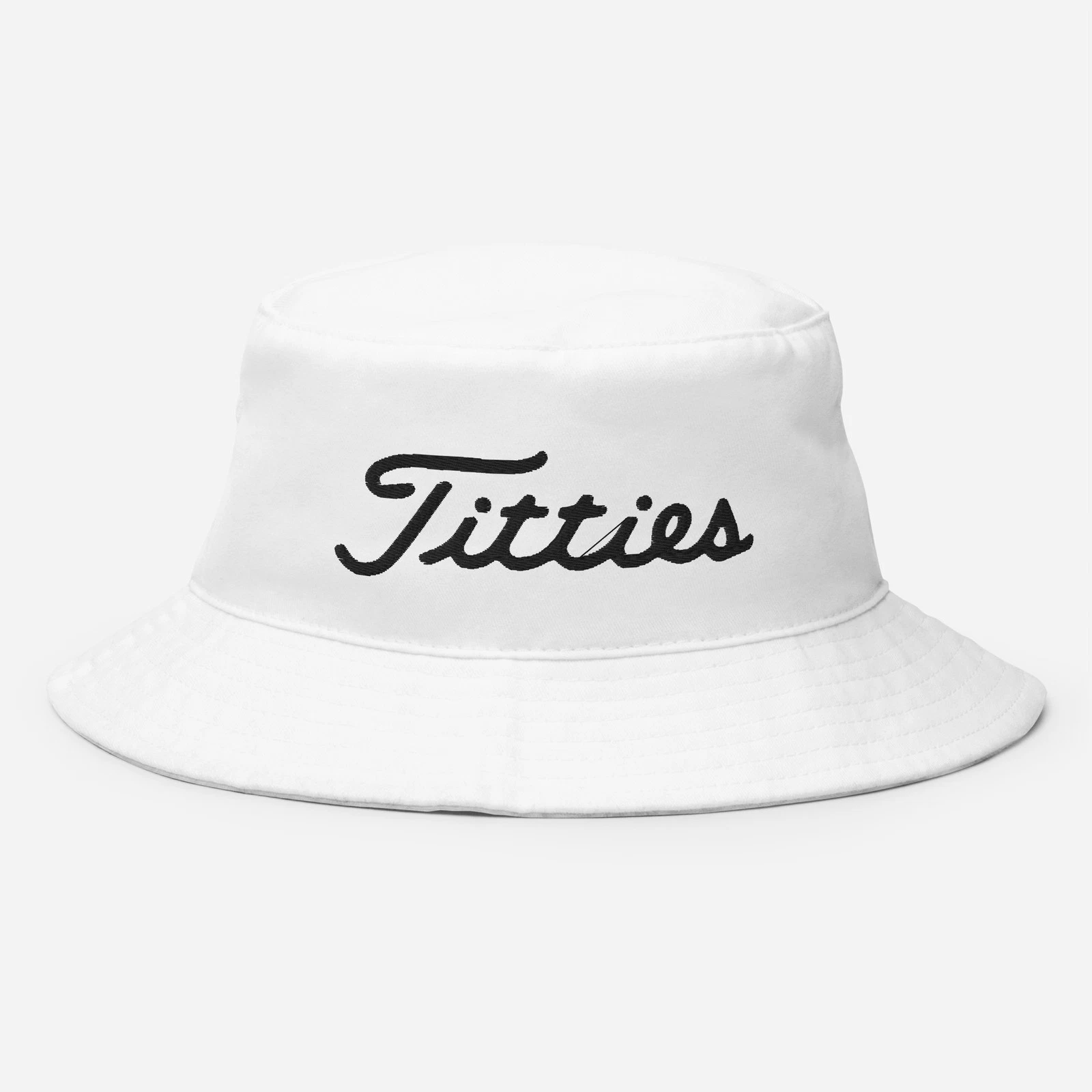 Titties Embroidered Visor, Funny Golf Bucket Hat