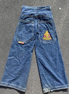 JNCOS Lucky Buddha Widely Jeans Barely Worn 34x34