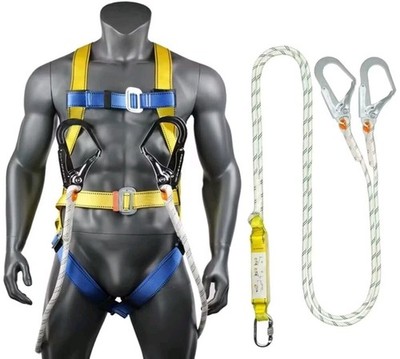 Ymachray Fall Protection Safety Harness OSHA/ANSI Compliant,internal Shock Absor