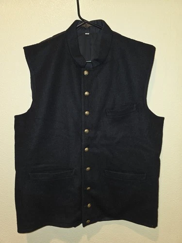 CIVIL WAR CS CSA CONFEDERATE WOOL INFANTRY JACKET VEST-LARGE 44R