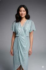 Joseph Ribkoff Dress Style 231760 Opal/Silver