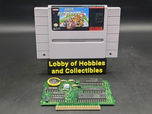Super Mario Kart ( Super Nintendo SNES ) New 20yr Battery - Near Mint -Authentic
