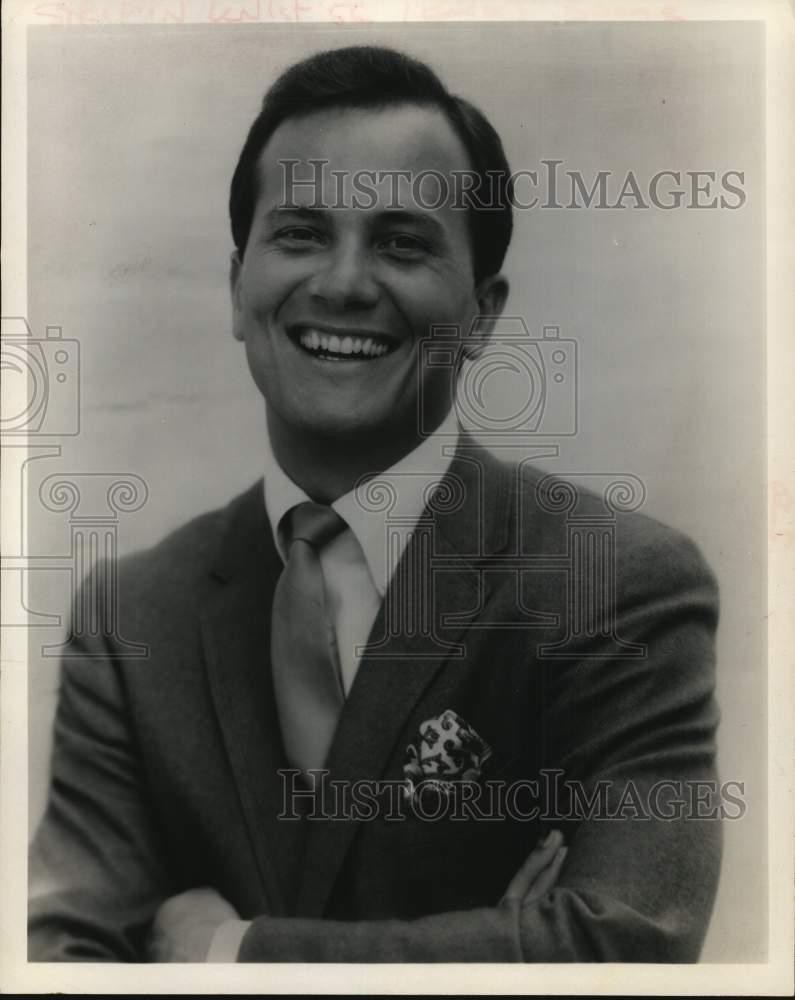 1966 Press Photo Singer Pat Boone - tux05652