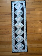 Table Runner 17.5"x60.0" cotton pattern Twisted Table Runner by Annies