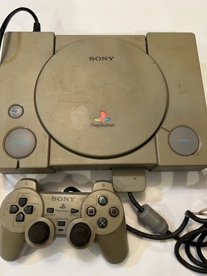 Sony PlayStation 1 Gray Video Game Console Tested/Working With Original Control