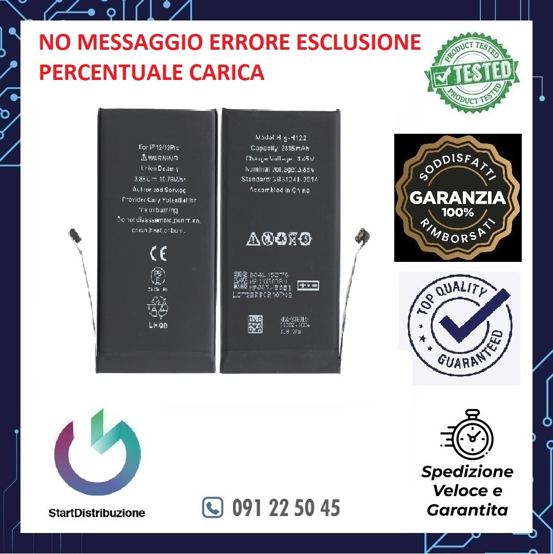 Batteria Diagnostica per iPhone 12/12 Pro