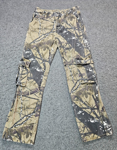Shein camo cargo straight leg pants women-juniors-teen size small