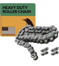  60H Heavy Duty Roller Chain x 10 feet  2 Connecting Links