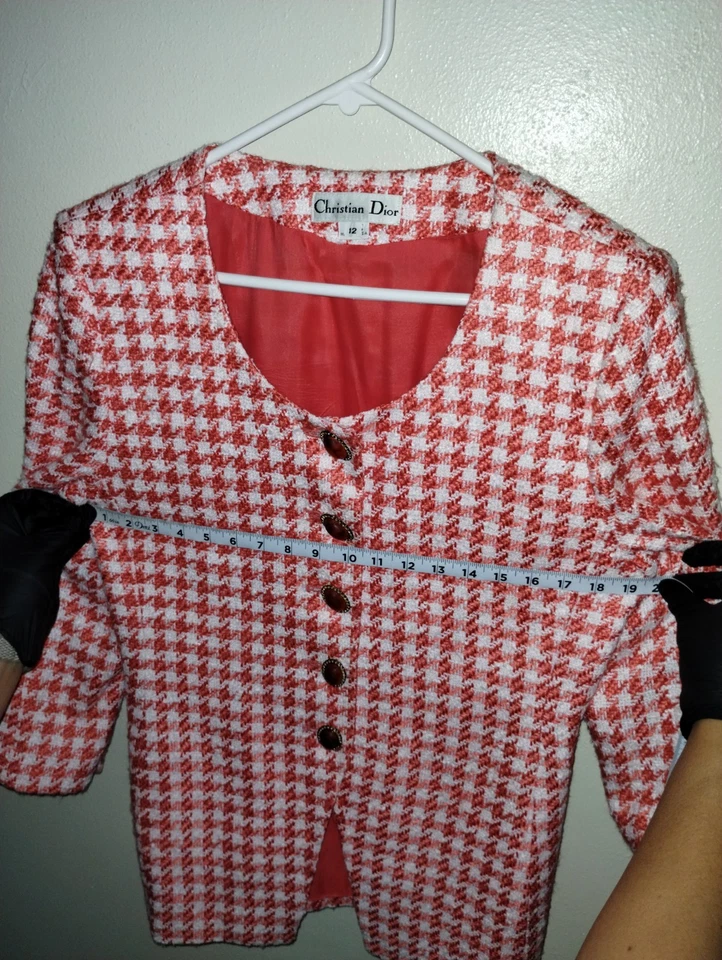 Traje de vestir Christian Dior vintage, estilo raro, hermoso Foto 2 de 4