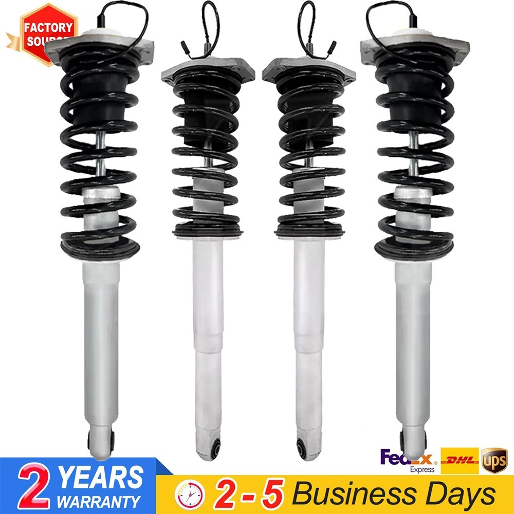 06-13 Maserati Quattroporte M139 Sport 4.2L Front Rear Shock Strut Assys #226147