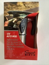 Smart Gifts Stainless Steel Auto Accessories Smart Mug Plugs Into 12V NEW