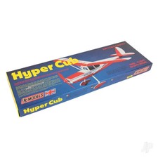 Balsa  Wood Model Aircraft Kit DPR HYPER CUB RUBBER POWERED 750mm WINGSPAN