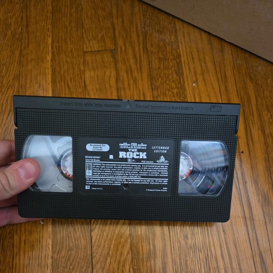 The Rock (VHS, 1998, Widescreen Version) - Image 4 of 4