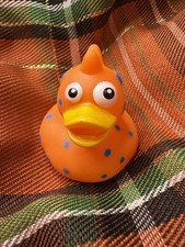 Rubber Duck Orange With Polka Dot Jeep Been Ducked Home Bath Cruise Duckie Ducky