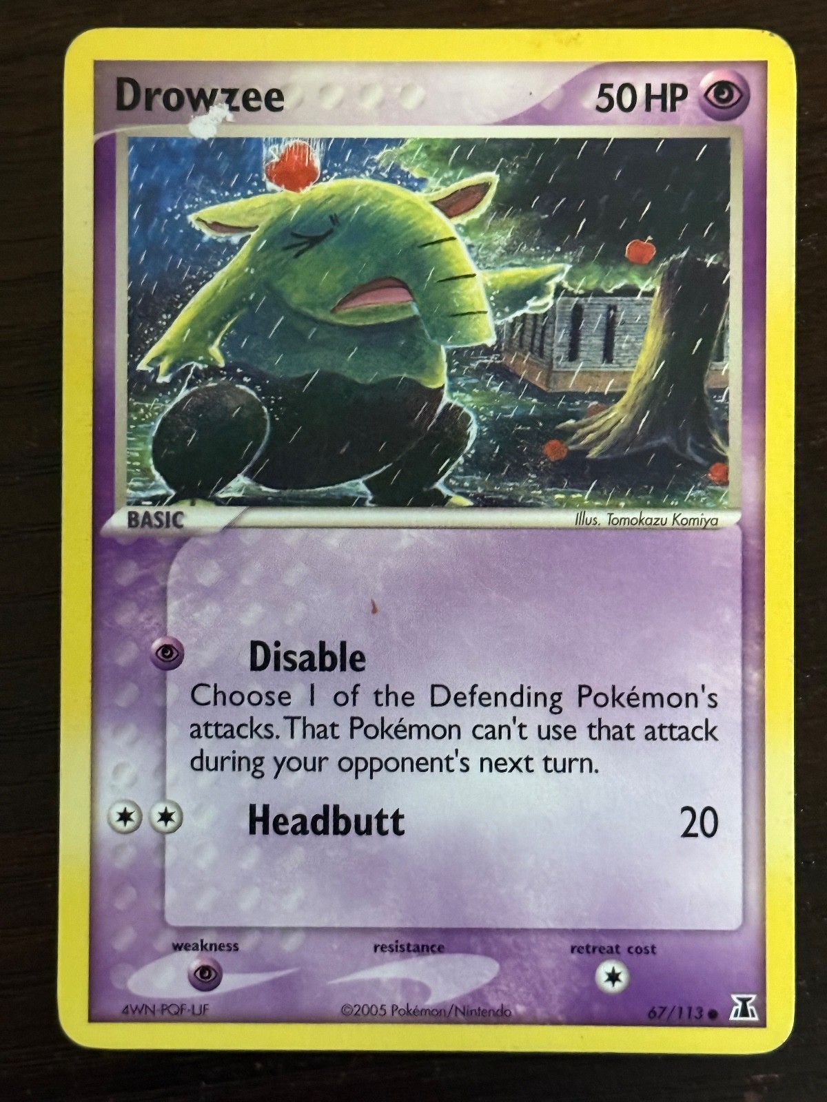 Drowzee 67/113 Common EX Delta Species MP
