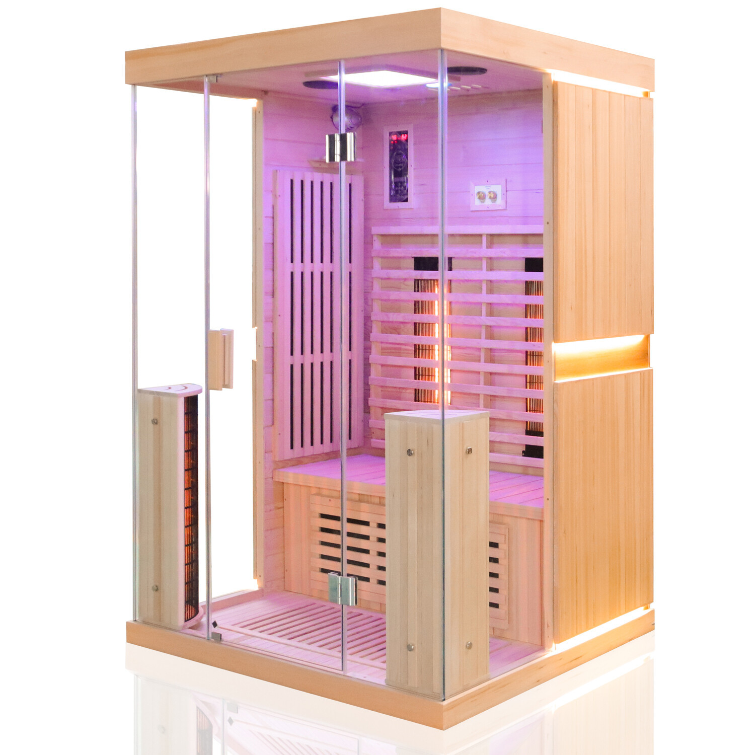 Infrarotkabine Infrarotsauna Wärmekabine Saunakabine Sauna 2 Person Vollspektrum