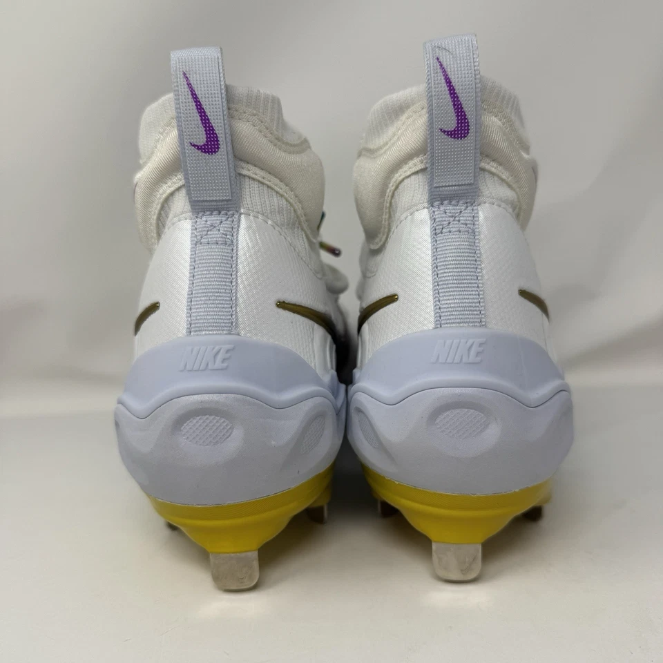 Nike Alpha Huarache NXT Baseball Cleats "Rainbow" Cleats Metal DJ6517-106 Sz 7🌈 - Image 4 of 4