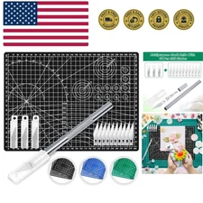 Exacto Knife with Hobby Mat for Crafts, Self Healing Cutting Mat Hobby Knife ...